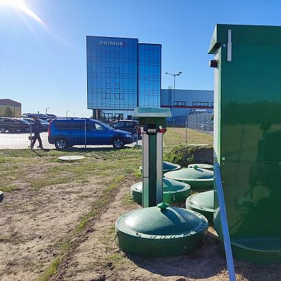 Хозяйственно-бытовой сток —  "Привольный". Логистический центр "PRIMUM", республика Беларусь. 