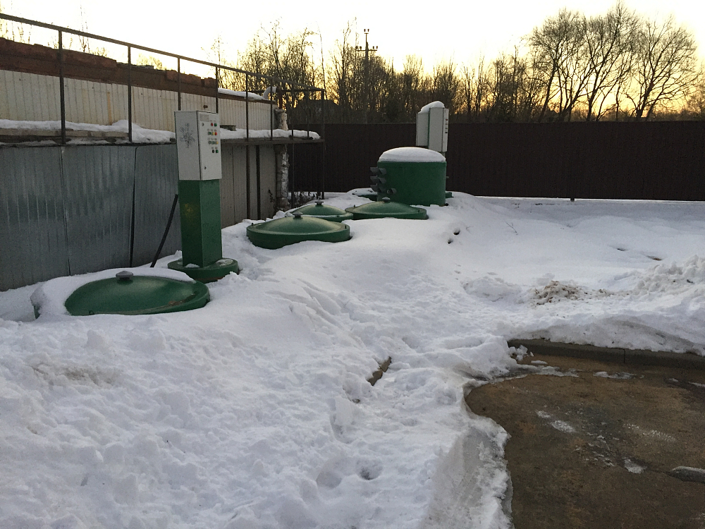 Хозяйственно-бытовой сток - 25 м3 в сутки, коттеджный поселок, г. Нижний Новгород